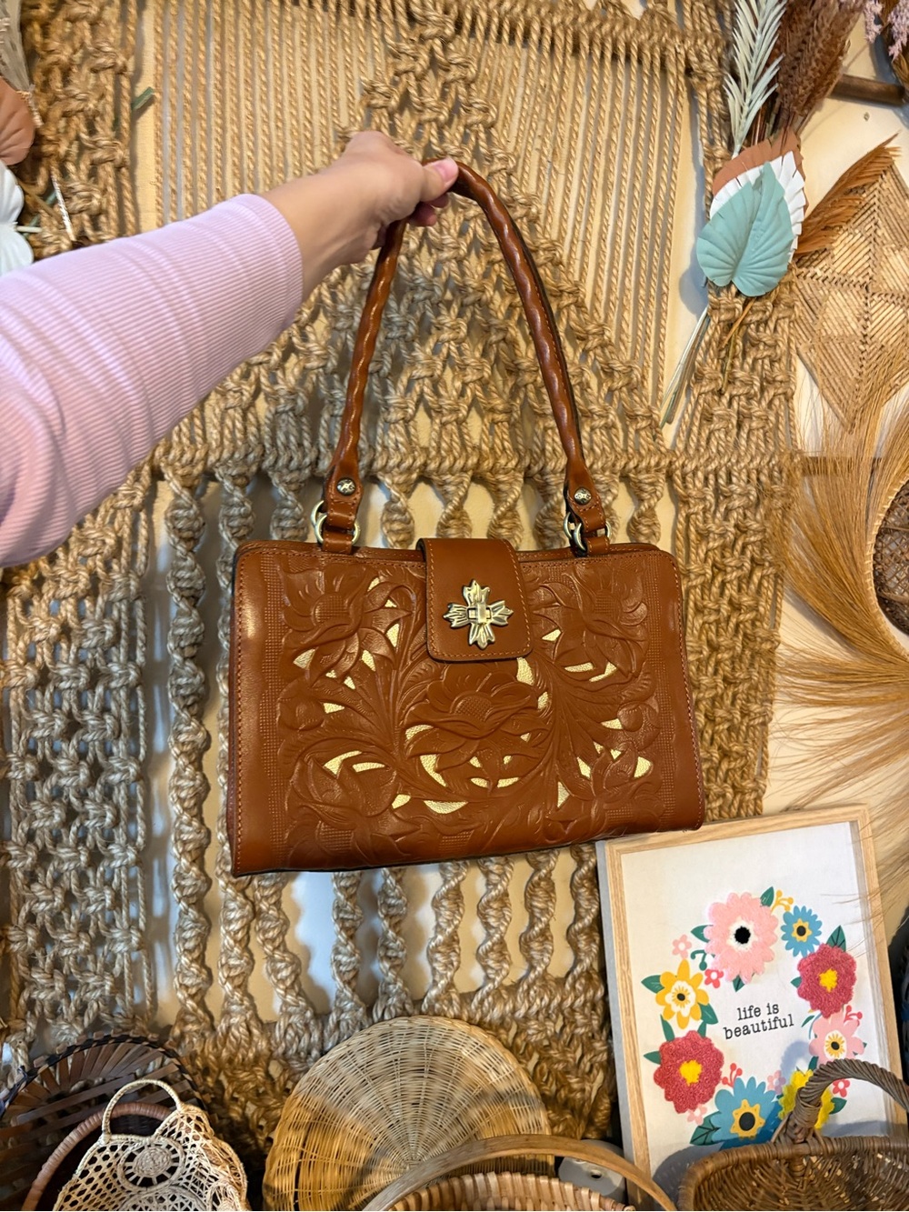 Patricia Nash Rosina satchel new without tags